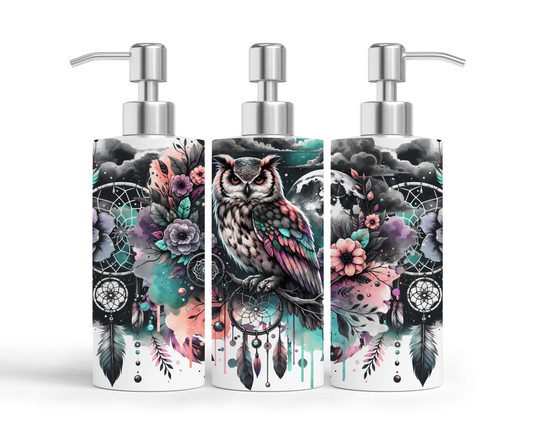 Pompe à savon - Hibou
