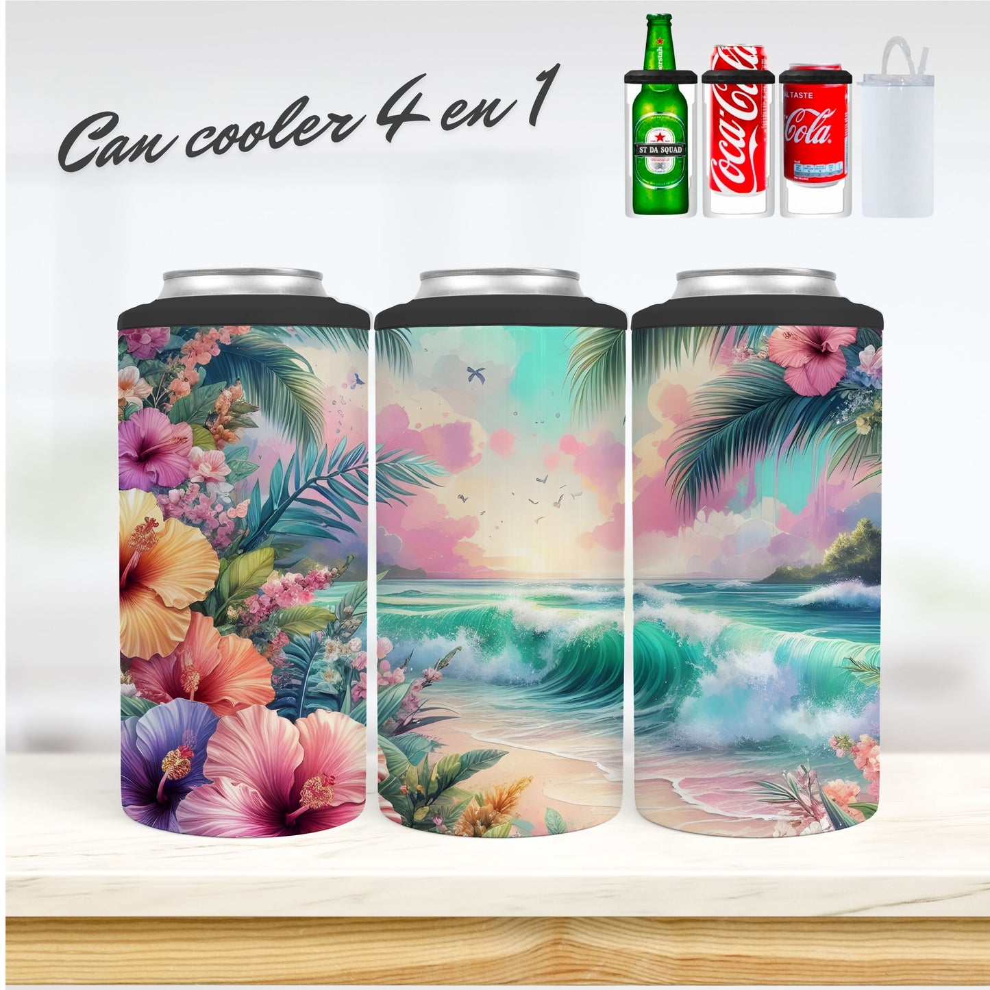 CAN COOLER 4 en 1 - Plage