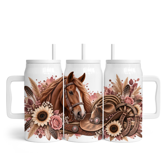 Tasse isotherme 50 oz - Cheval Western