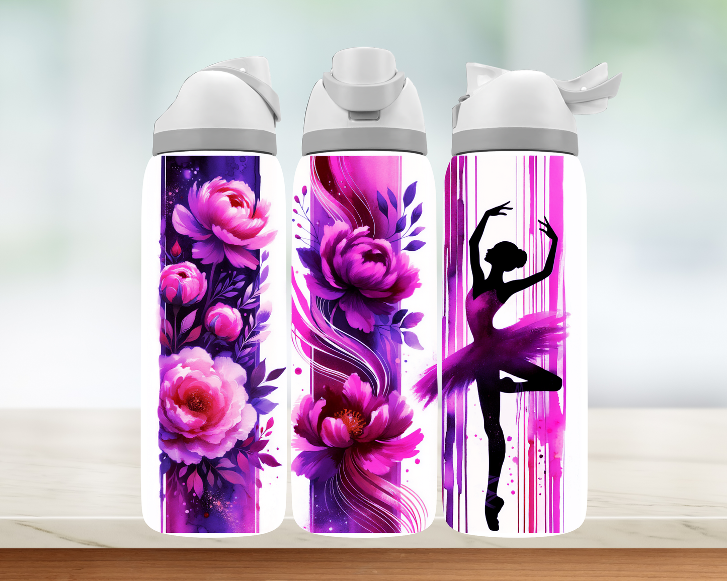 Bouteille style Owala - Danse&Fleurs