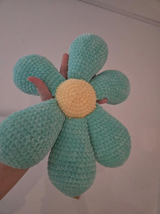 Grosse fleur en tricot