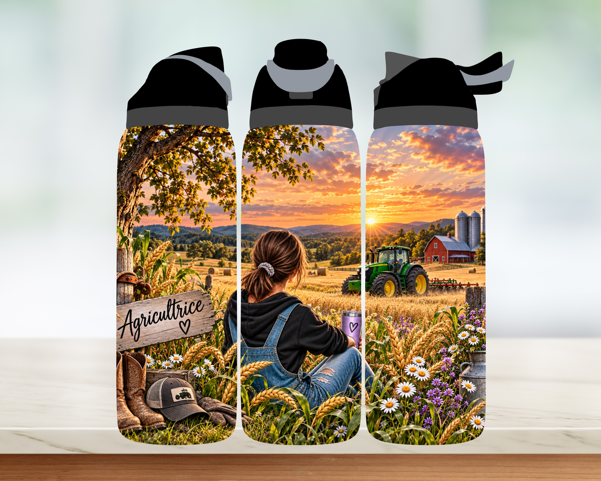Fichier numérique PNG – Agricultrice v.1 | Design pour sublimation – IMAGE SEULEMENT