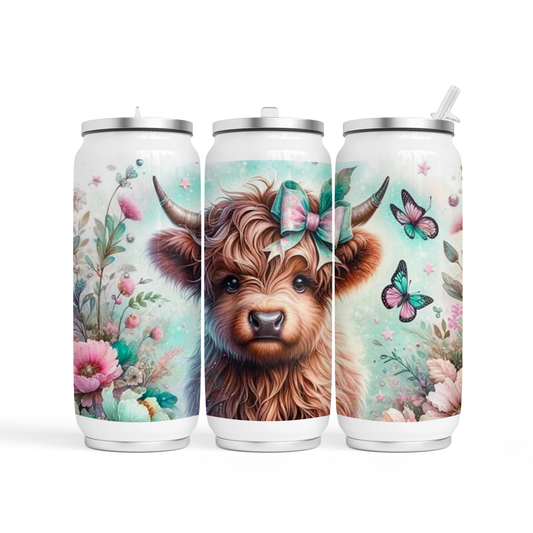 🥤 Can Cola 17 oz - Vache fleur