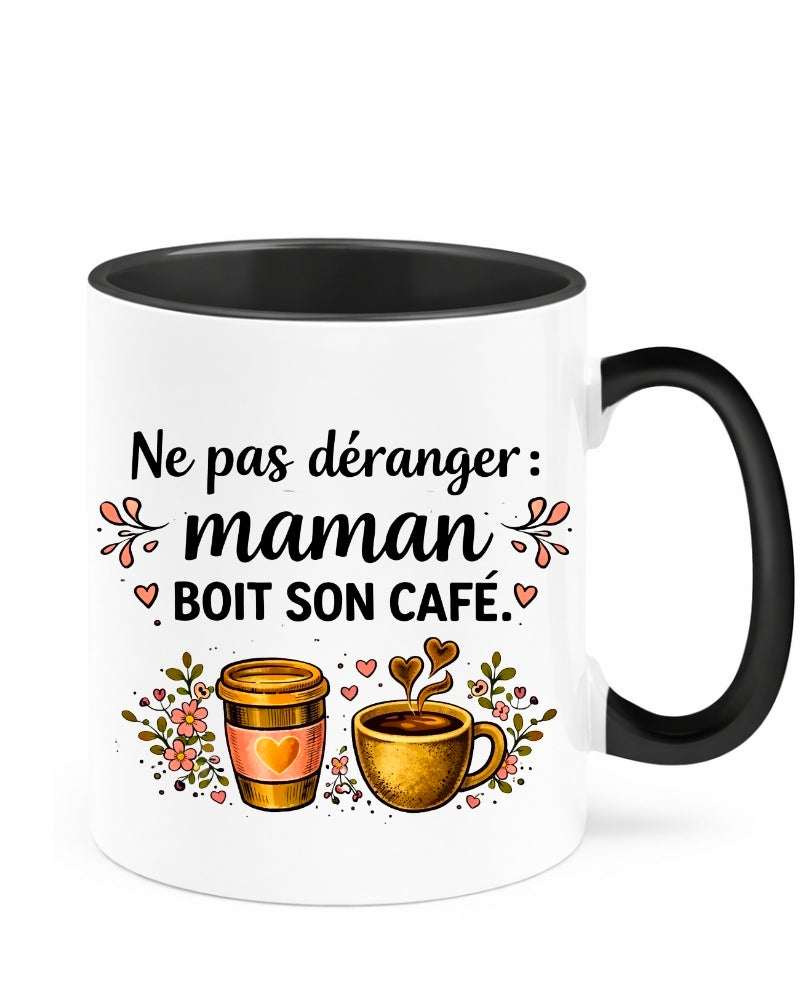 ☕ Tasse à café régulière - Ne pas déranger maman
