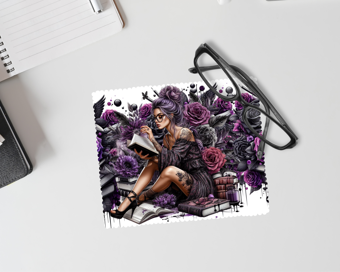 Linge lunette -  fleur