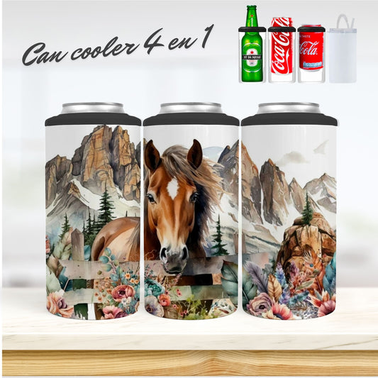 CAN COOLER 4 en 1 - Cheval