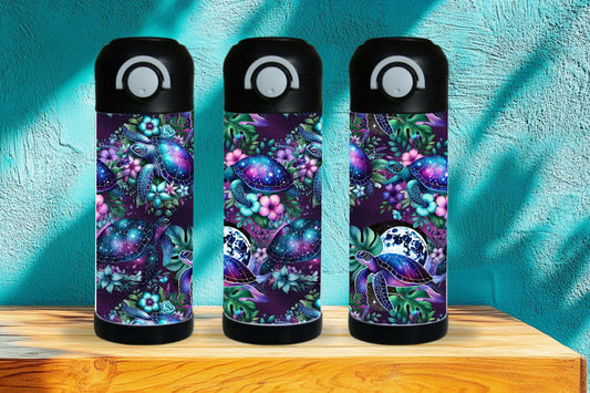 Bouteille enfant 12 oz - Les tortue à Jess