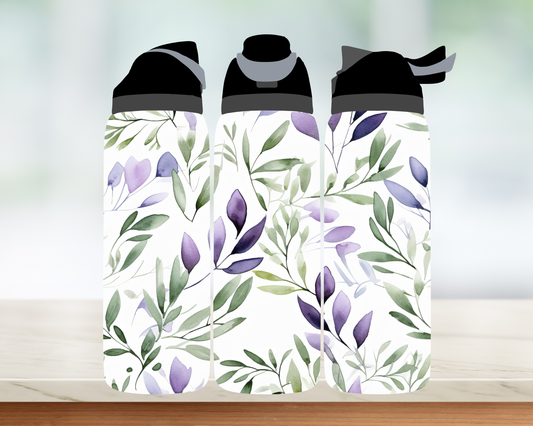 Bouteille style Owala - Beaux feuillages