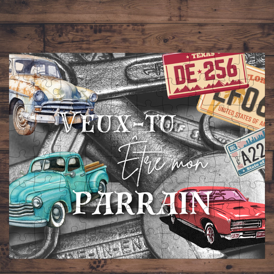 🧩 Casse-tête sublimé - Parrain 2