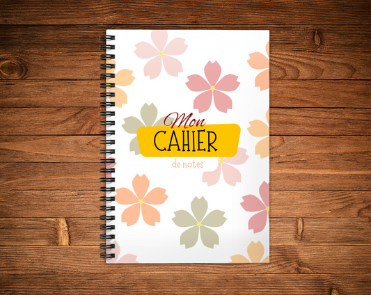 Cahier de notes - Mon cahier