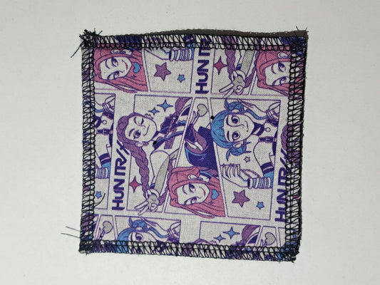 Lingettes démaquillantes - confection camomille Thème chasseur de démon