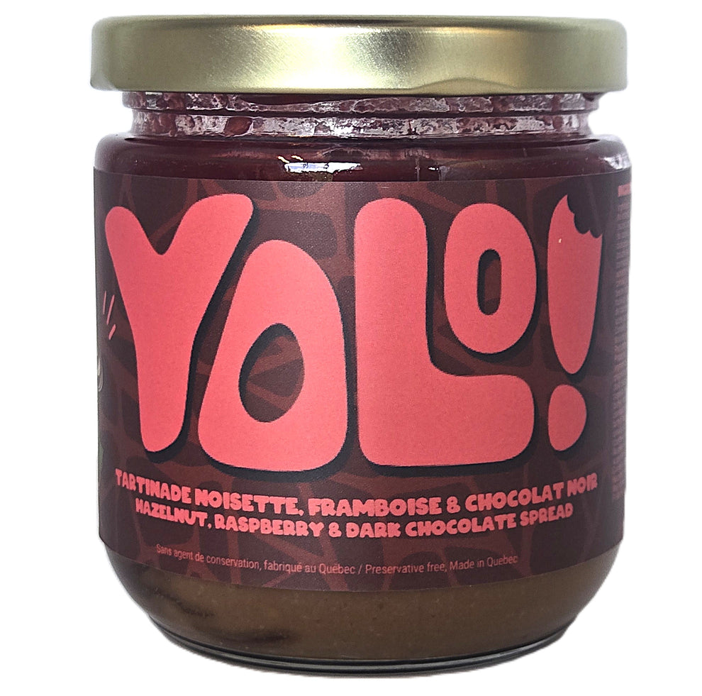 Yolo - Tartinade framboise et chocolat noir