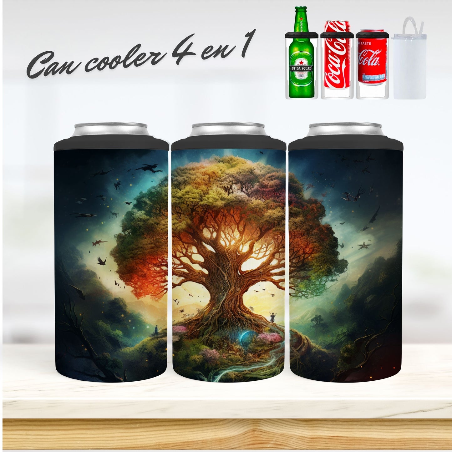 CAN COOLER 4 en 1 - Arbre de vie