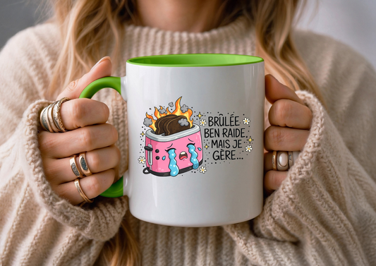 ☕ Tasse à café régulière - Brulé ben raide