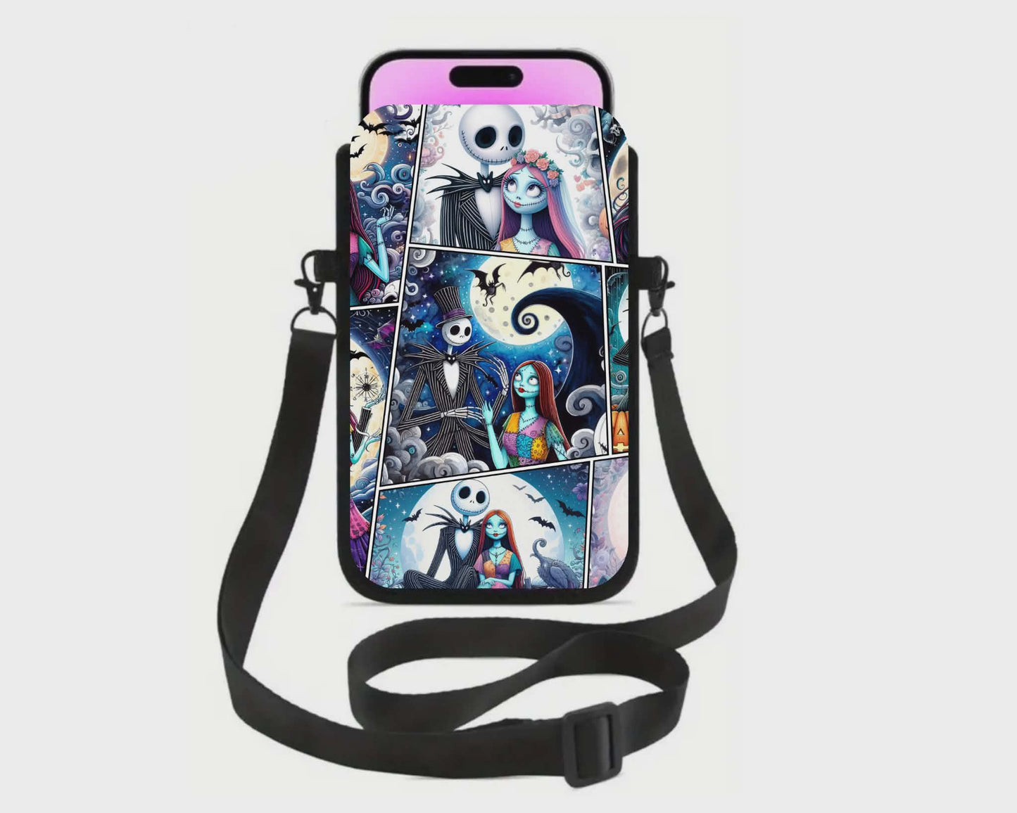 📱 Sac à cellulaire sublimé – Squelette