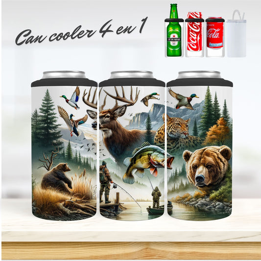 CAN COOLER 4 en 1 - Chasse et pêches
