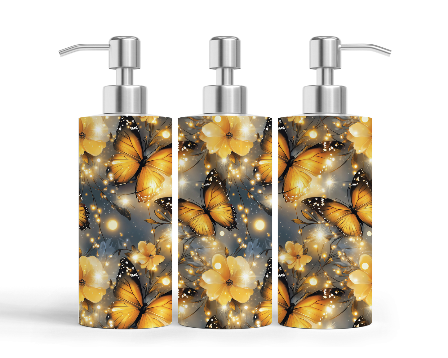 Pompe à savon - Papillon Jaune