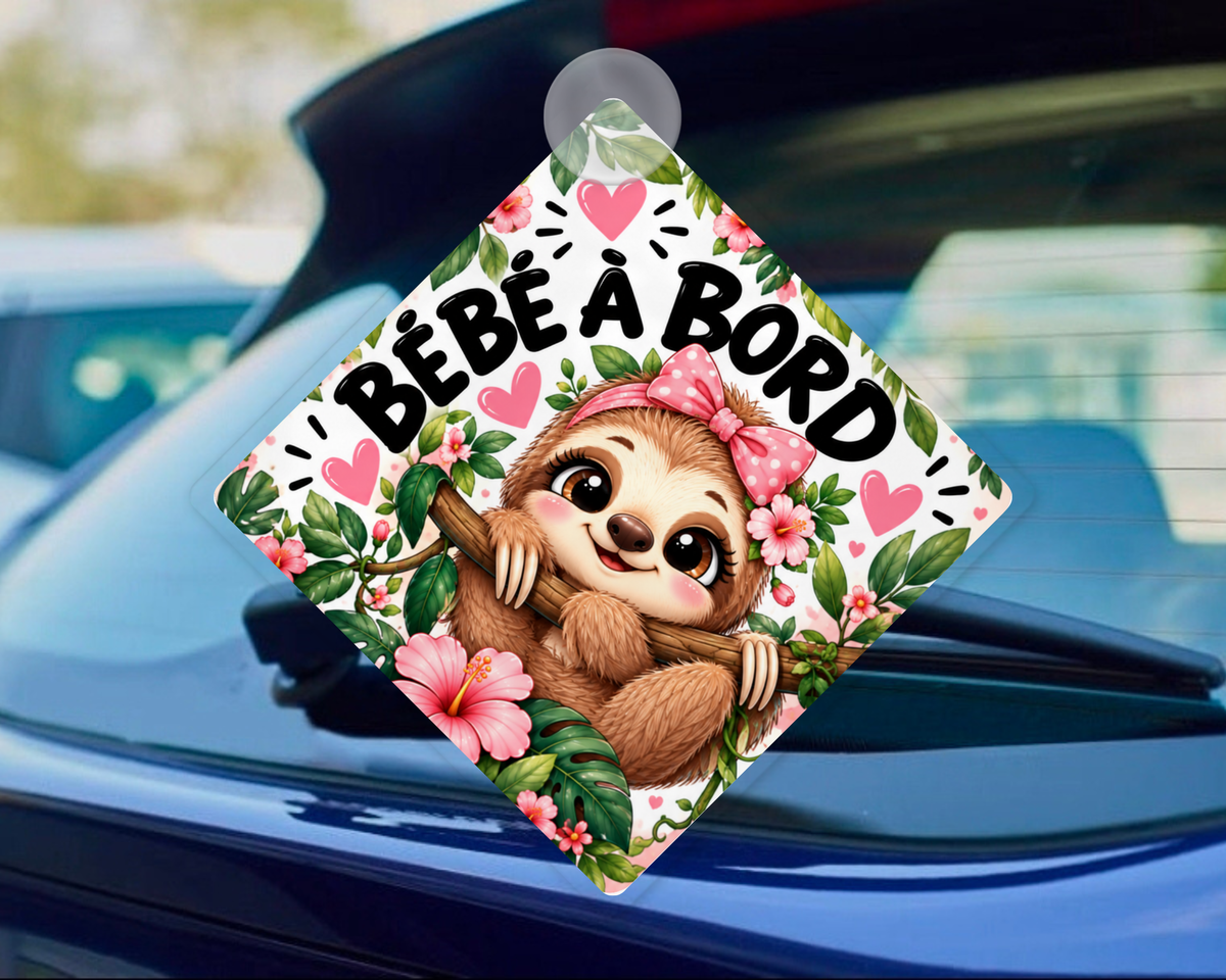 🚗👶 BÉBÉ À BORD – Paresseux