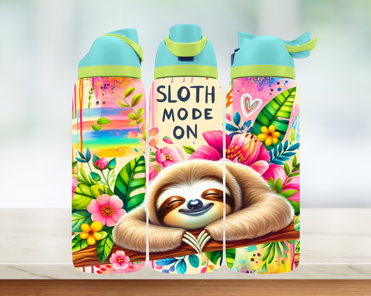 Bouteille style Owala - Sloth Mode On