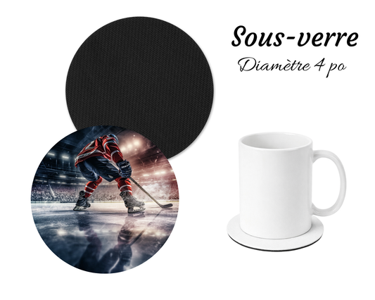 Sous-verre - Hockey