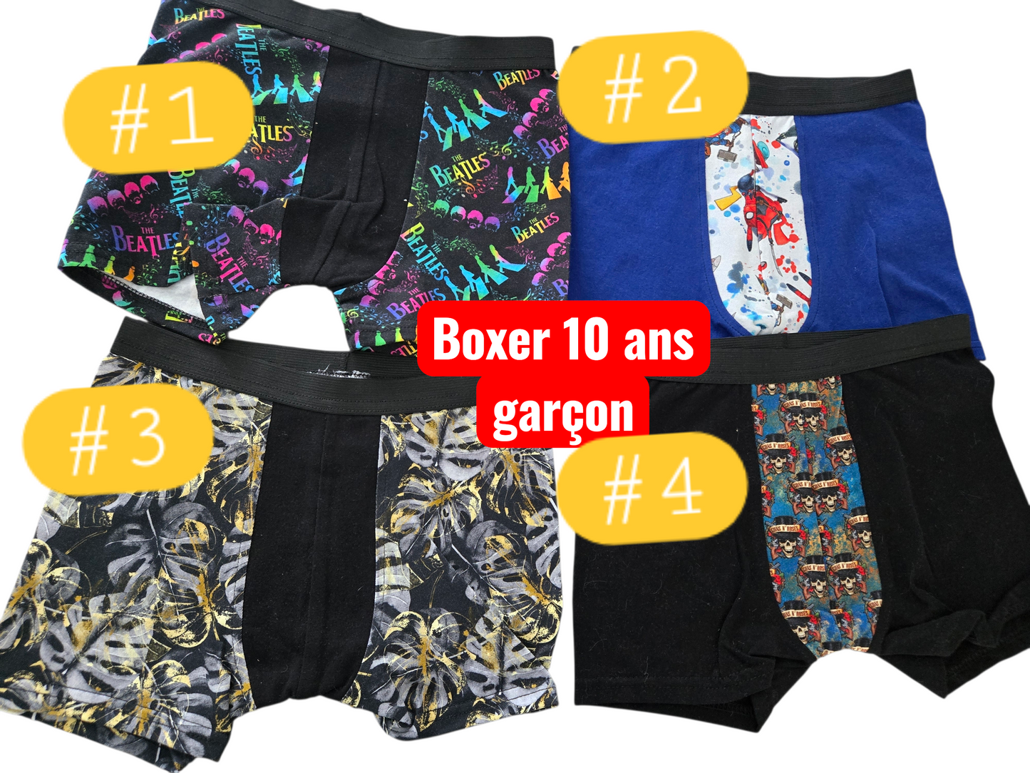 Boxer 10 ans enfant par Camomille