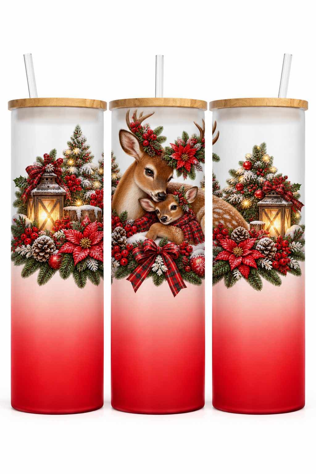 Verre givré 25 oz - Cerf