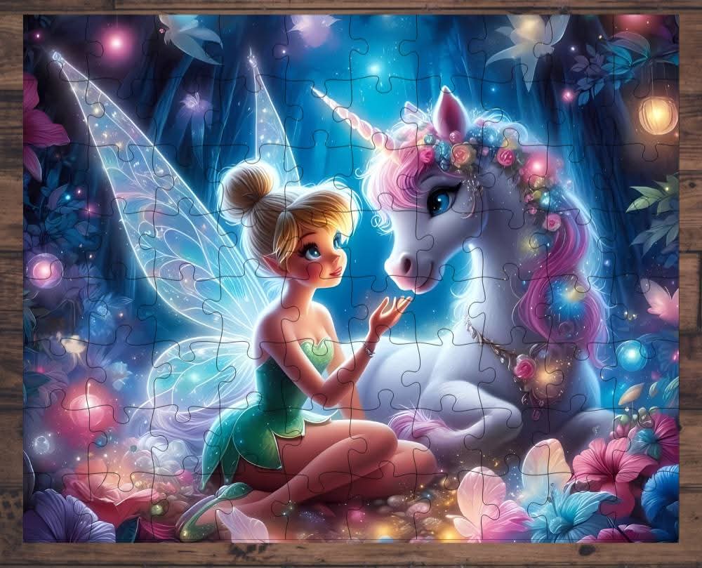 🧩 Casse-tête sublimé - Licorne & Fée