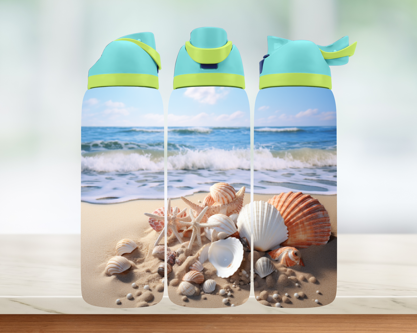 Bouteille style Owala - Plage