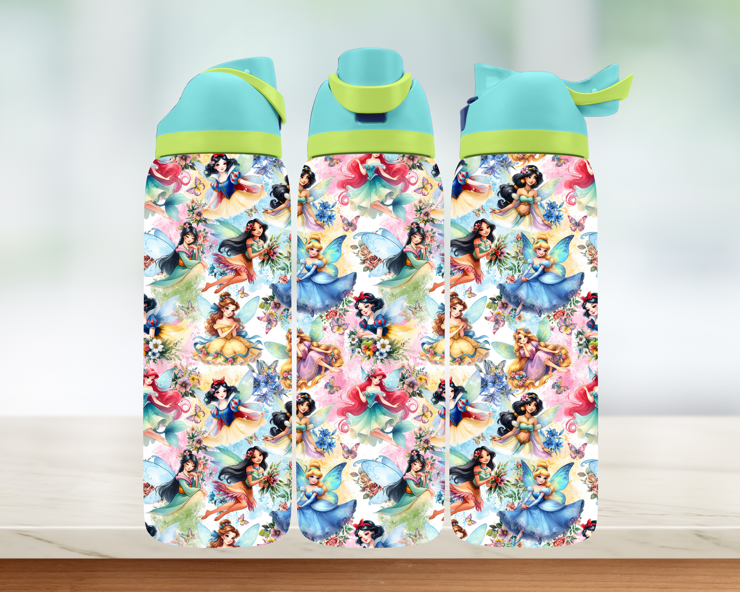 Bouteille style Owala - Princesses