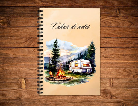 Cahier de notes - Camping