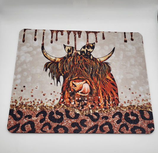 Tapis - Vache highland léopard