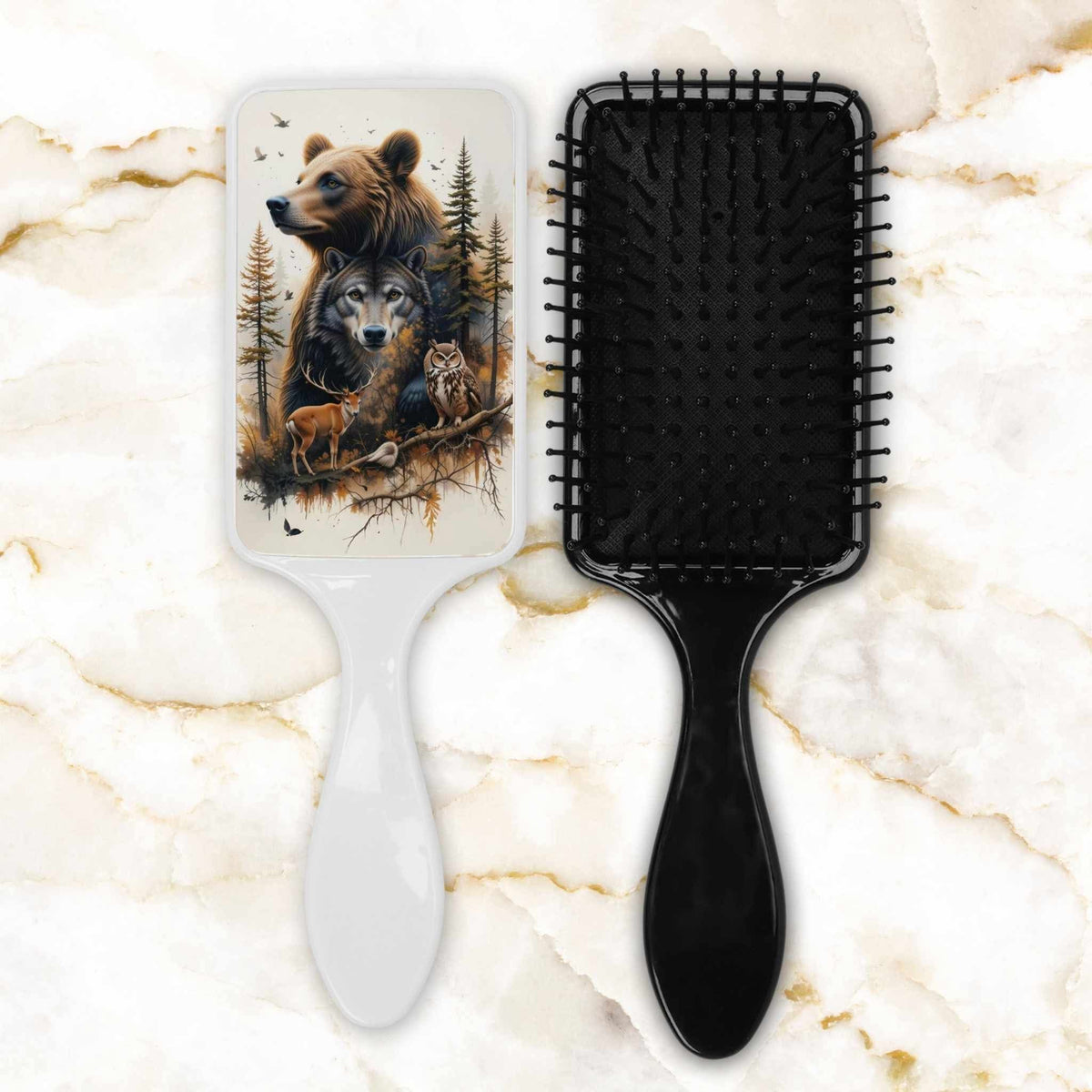 Brosse à cheveux - Animaux en nature