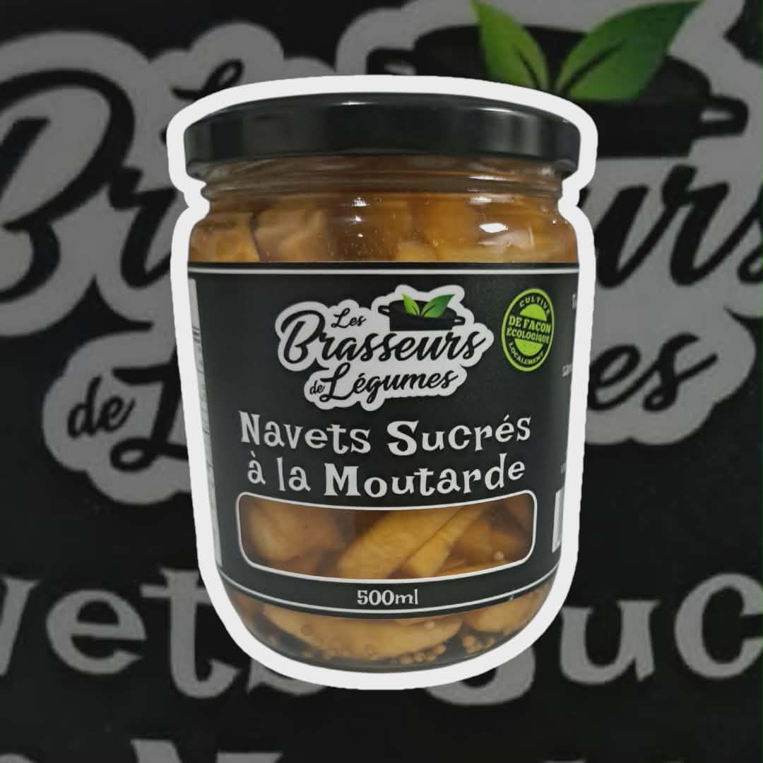 Navets sucrés à la moutardes