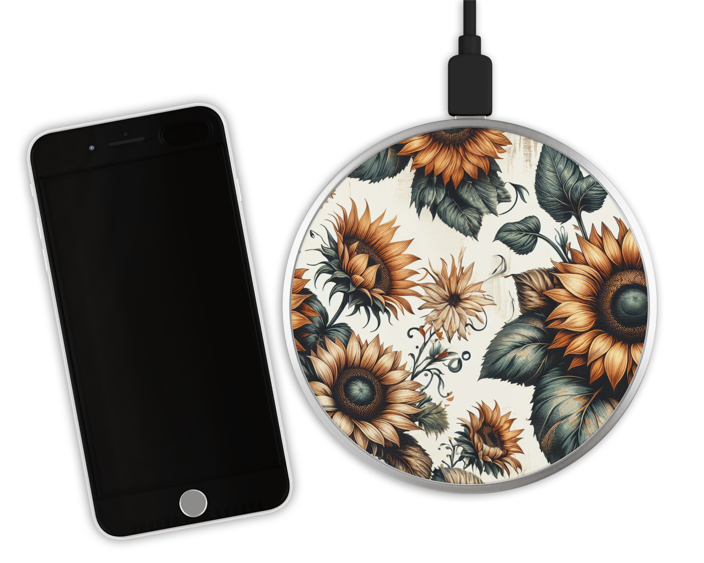 Chargeur sans fil - Tournesol