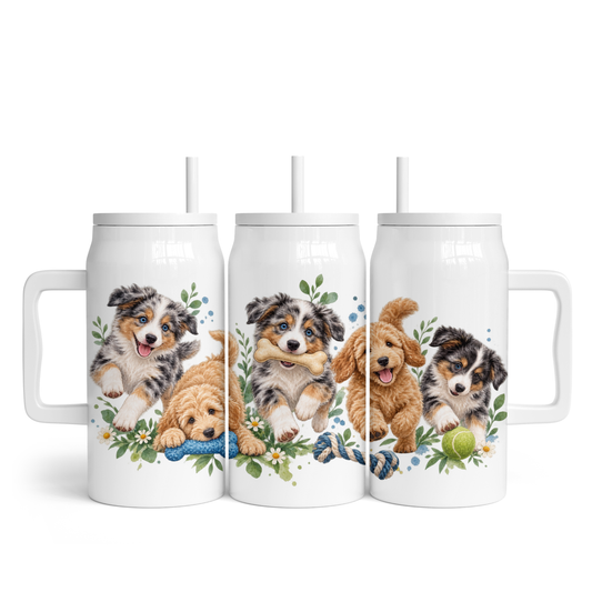 Tasse isotherme 50 oz - Chiens mignons
