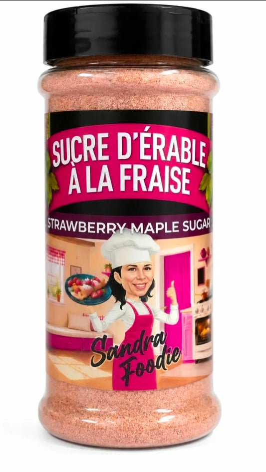 Sucre d'érable à la fraise – Sandra Foodie 🍓🍁