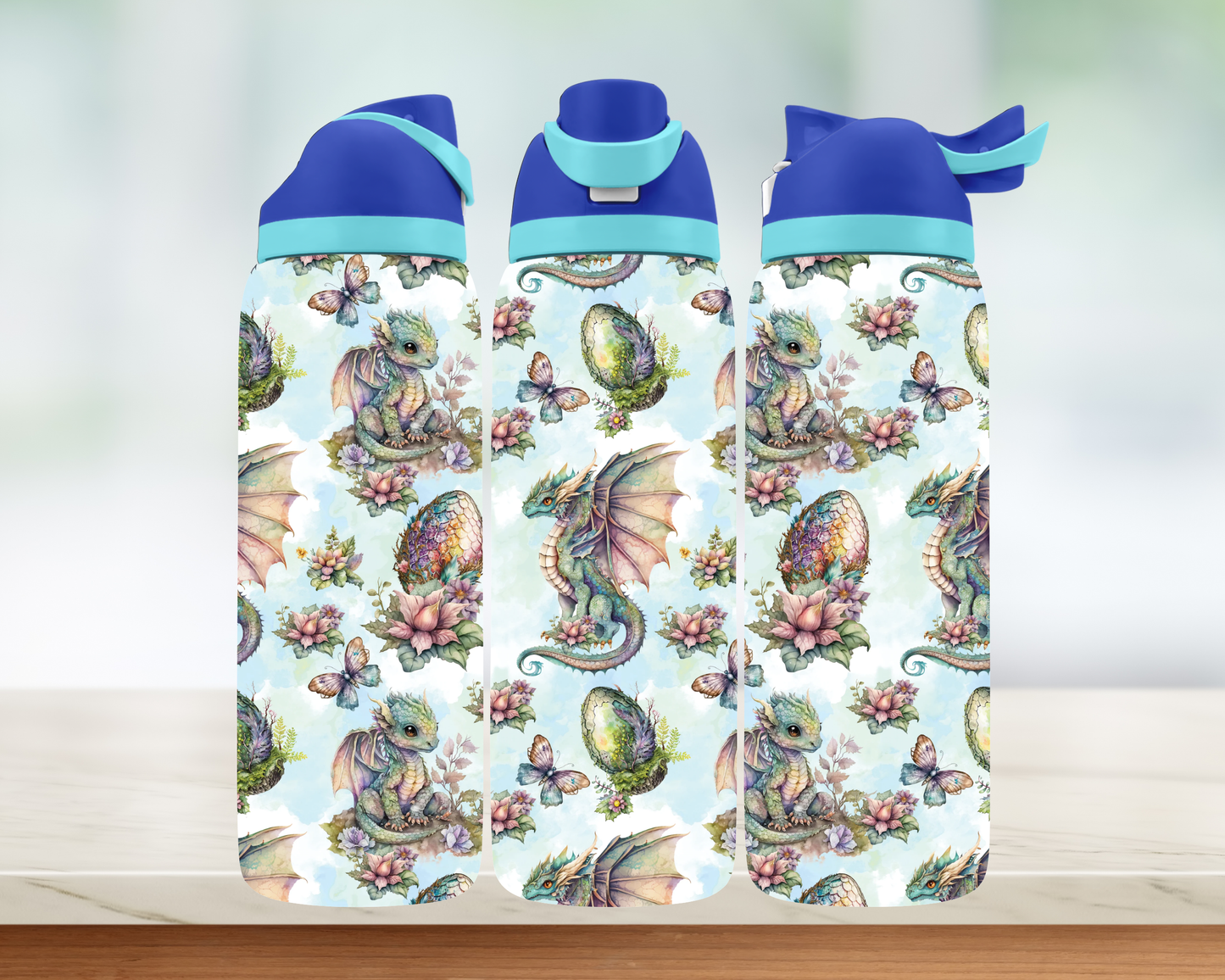 Bouteille style Owala - Dragons