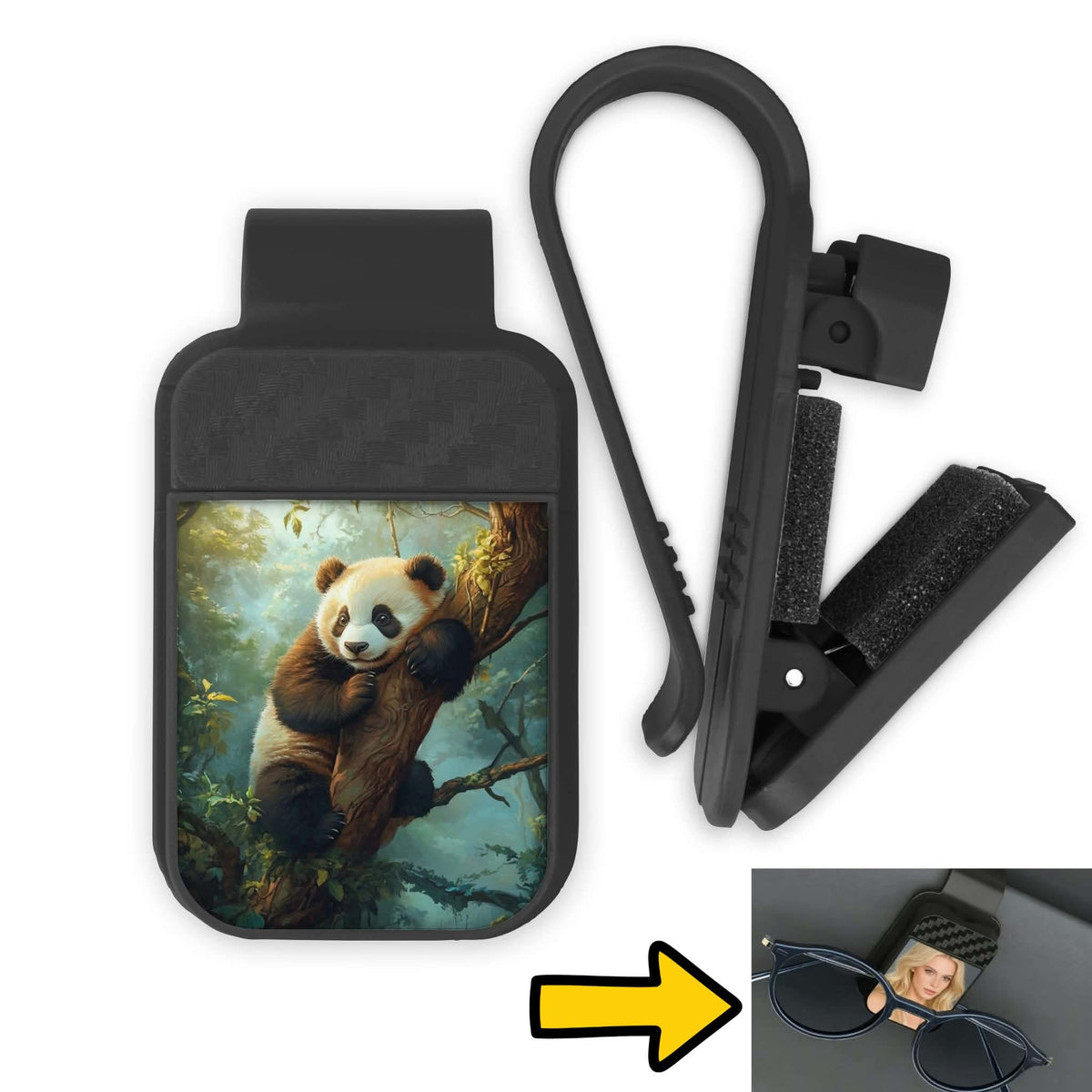 Porte-lunette pour voiture - Panda