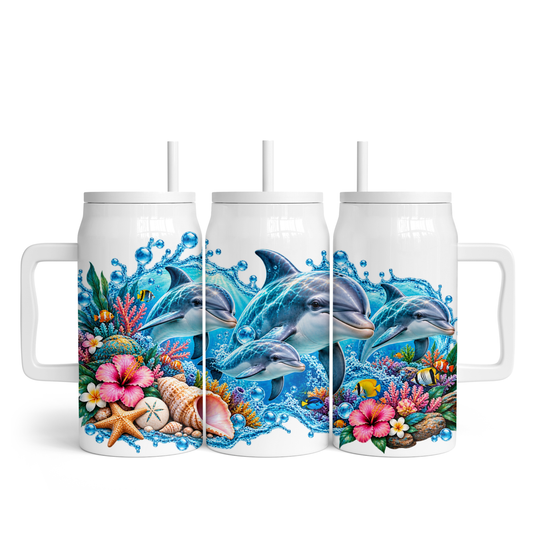 Tasse isotherme 50 oz - dauphins