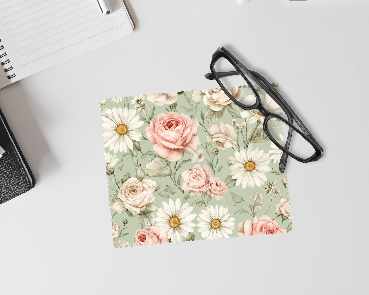 Linge lunette -  fleur