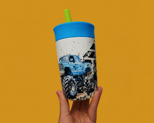 Verre Anti-Fuite - Camion bleu