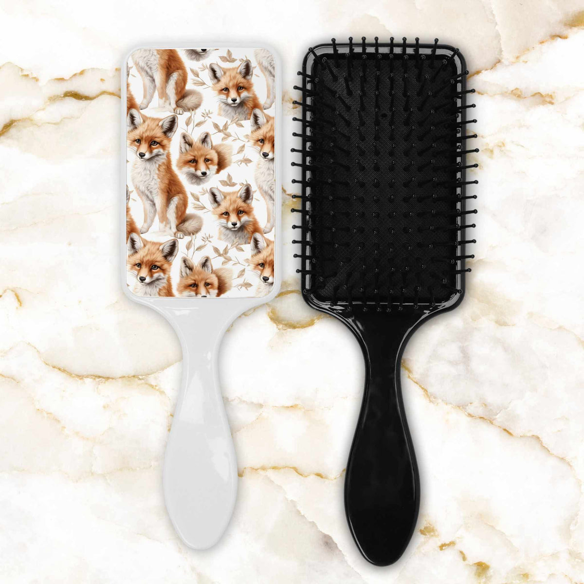 Brosse à cheveux - Renards