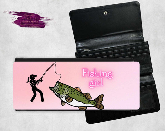 Porte-feuille -fishing girl