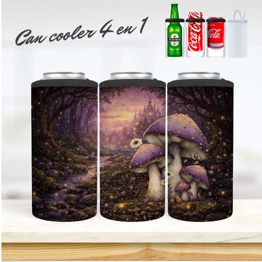 CAN COOLER 4 en 1 - Champignons magiques