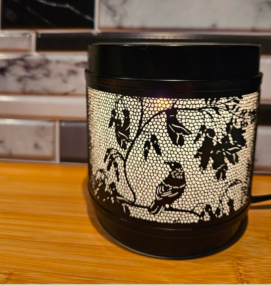 Réchaud à cire en aluminium