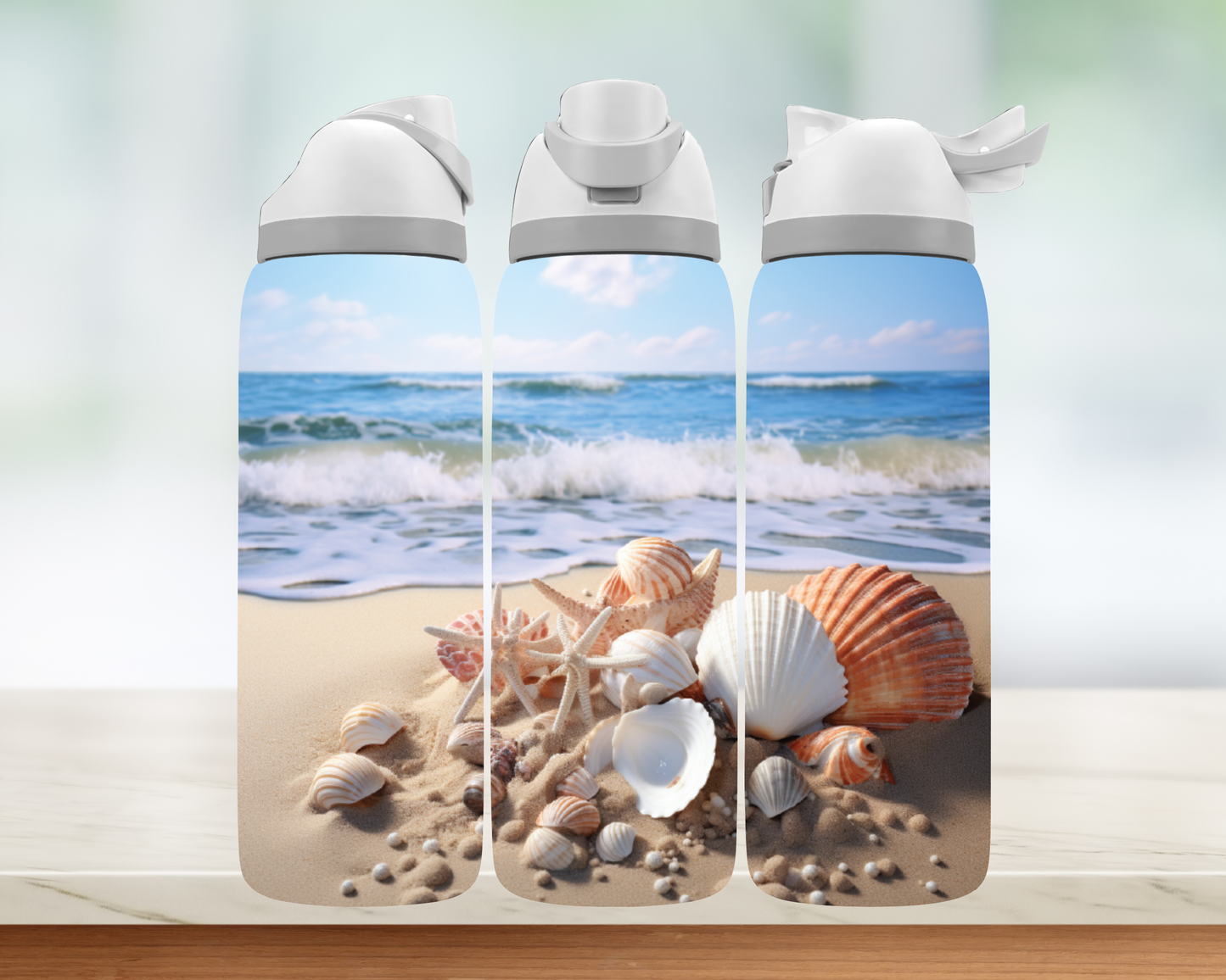 Bouteille style Owala - Plage