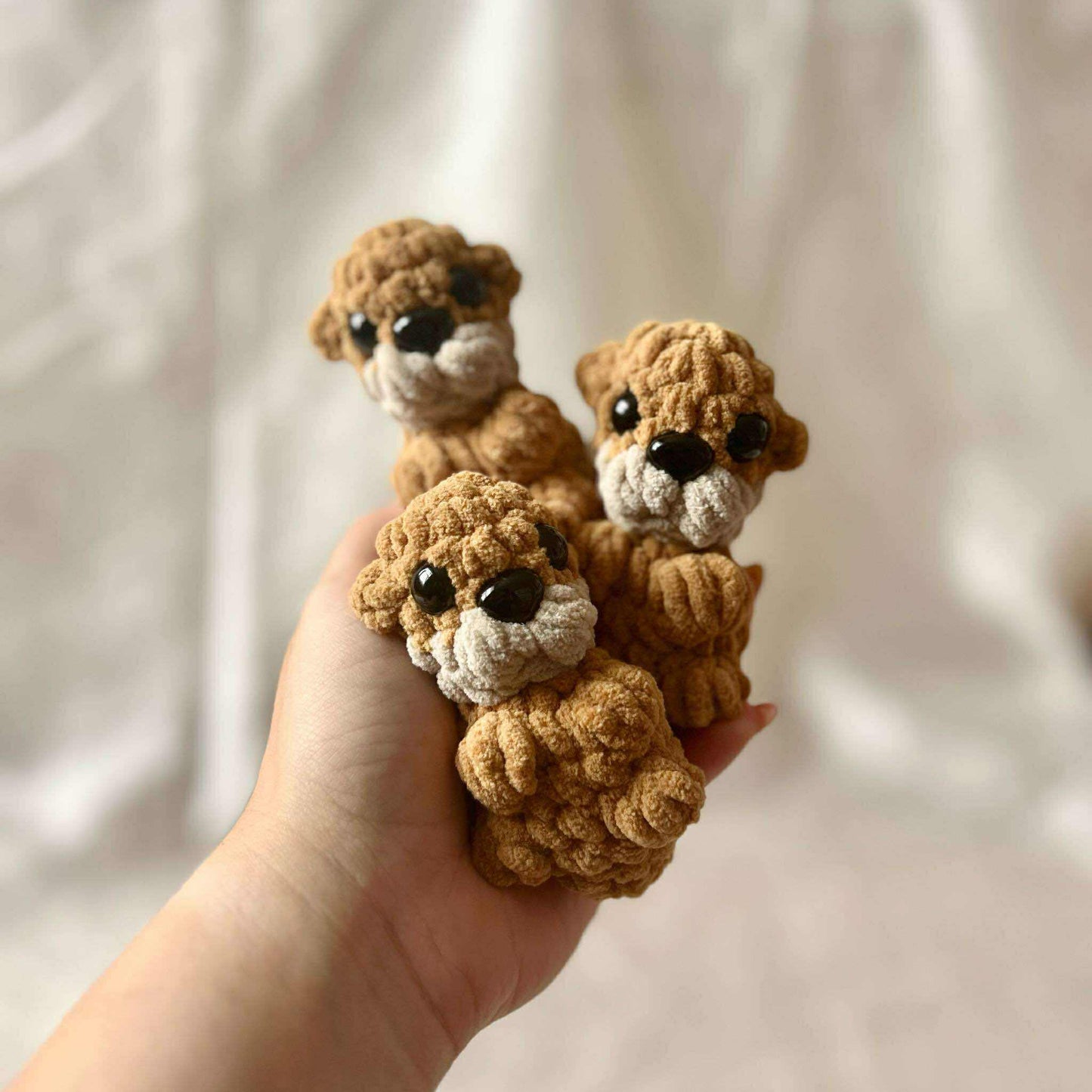 Petits animaux mignons en tricot