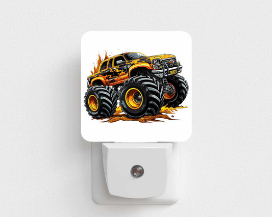 Veilleuse- Monster truck jaune