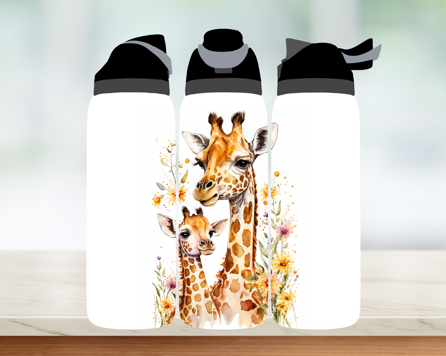 Bouteille style Owala 32 oz - Girafe