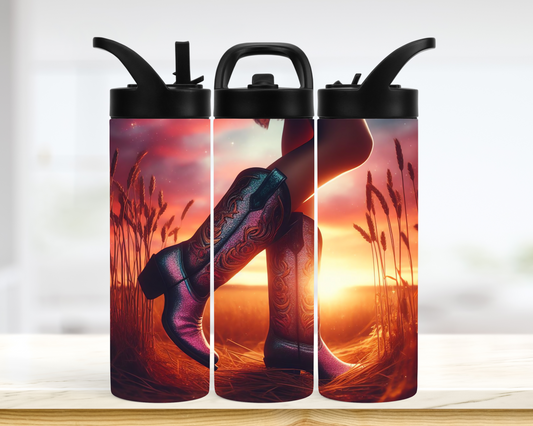 Tumbler - Bottes cowgirl 3